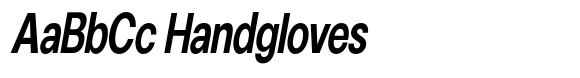 Gorvain Bold Condensed Slanted image