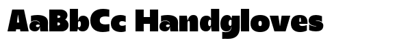 Standie Bold font sample