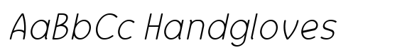 Bumora Round Extra Light Italic image
