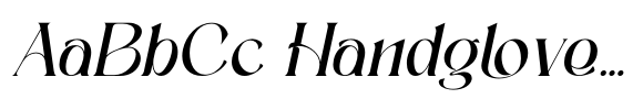 Qinferly Italic font sample