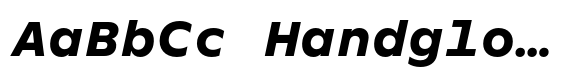 Neurath Mono RB Neurath Mono ExtraBold Italic image