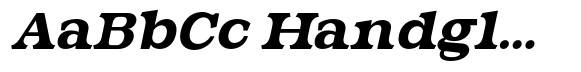 Vellmique Bold Extra Expanded Italic image