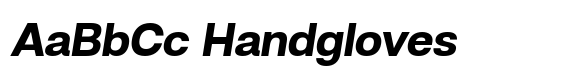 Hando Extra Bold Oblique image