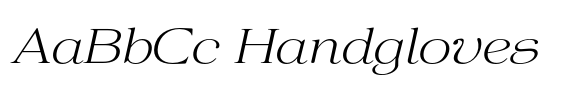 Norche Soft Extra Light Expanded Italic image