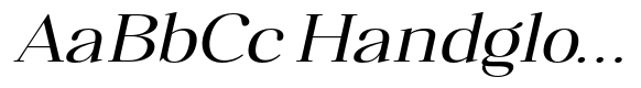 Polisha Reynold Italic Extra Expanded image