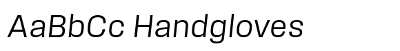 Field Gothic Standard Field Gothic No. 61 Light Italic image
