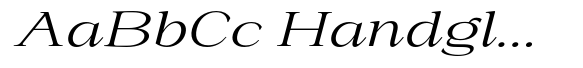 La Rochelle Light Expanded Italic image