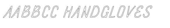 Amazing Pearl Eroded Outline Italic image