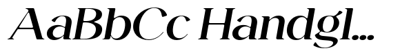 Magres Soft SemiBold Expanded Italic image