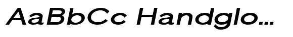 Quenova Semi Bold Expanded Italic image