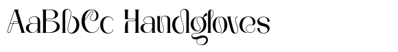 Fegrove font sample