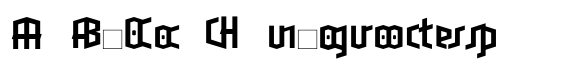 Blackletter Sans Two Ligatures Regular image