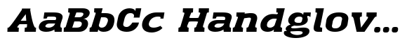 Gatron Extra Bold Expanded Italic image