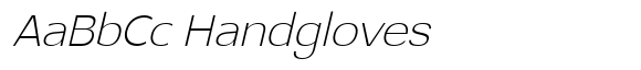 Glorytalk Sans Soft Extra Light Italic image