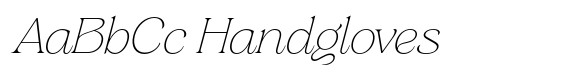 Gerstein Thin Italic image