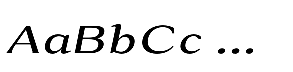 Rema Monde Medium Expanded Italic image