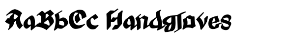 Tomant Blackletter font sample