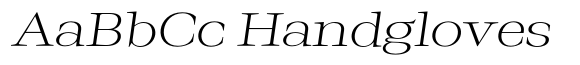 Stigsa Display Stigsa Grade ExtraLight Expanded Italic image