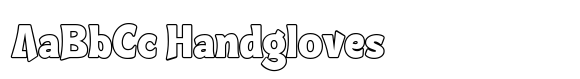 Thellwoenk Outline font sample