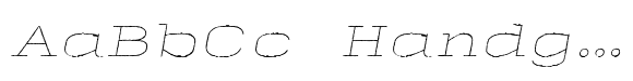 Adore Mono Thin Italic image