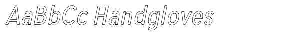Aukim II Outline Condensed Italic image