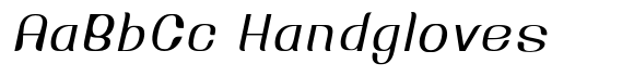 Mosang Thin Slanted font sample