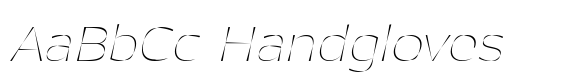 Calleo Flux Thin Italic image