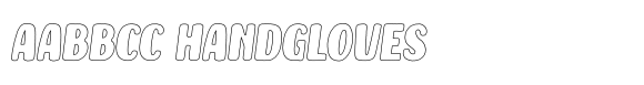 Adorable Dear Chalk Outline Italic image