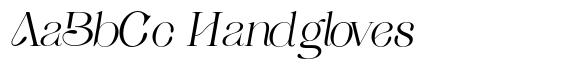 Aoora Italic font sample