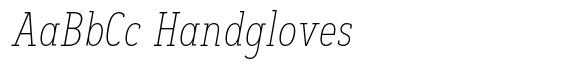 Artegra Slab Condensed Thin Italic image