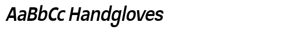 Glorytalk Sans Soft Semi Bold Italic Semi Condensed image