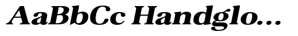 Gofaline Extra Bold Exp Italic image