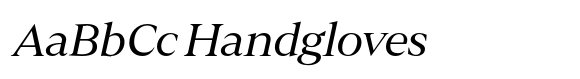 Leksikal Serif Italic font sample