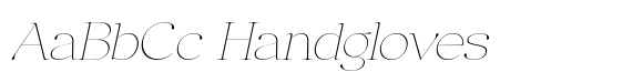 Anglica Serif Thin Expanded Slanted image