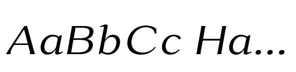 Rema Monde Semi Expanded Italic image