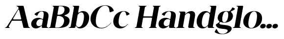 Magres Soft ExtraBold SemiExpanded Italic image