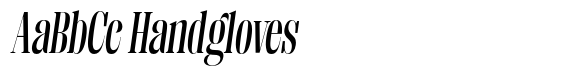 Fenoura Bold Condensed Slant image