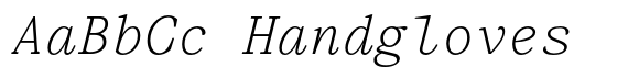 Mesagni Mono Light Italic image
