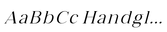 Bia Serif High Light Italic image