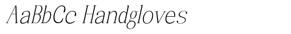 Randion Serif Family Randion Serif Extra Light Condensed Slanted image