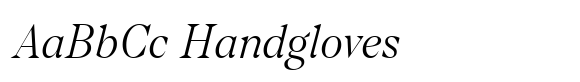TT Regins Display Light Italic image