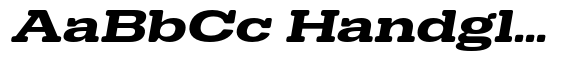 Dean Soft Slab Extended Bold Italic image