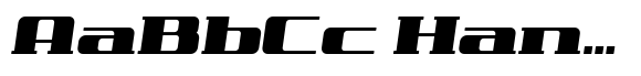 Zenteff Black Extended Italic image