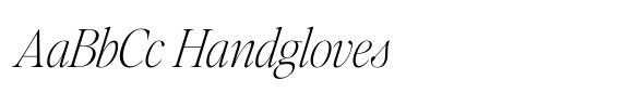 Editors Note Thin Italic font sample