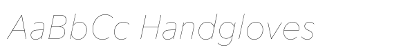 Foliant Sans Modern Air Italic image