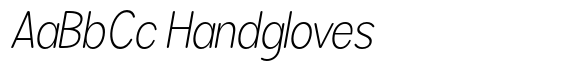 Brigife Soft Extra Light Semi Condensed Italic image