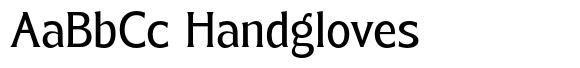 Bendara Regular font sample