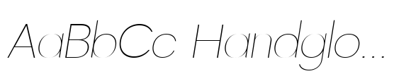 DTF Vectra Neue Thin Italic image
