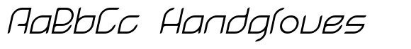 Magnetica Italic font sample