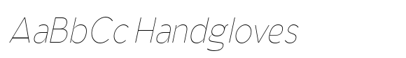 Aukim Thin Condensed Italic image